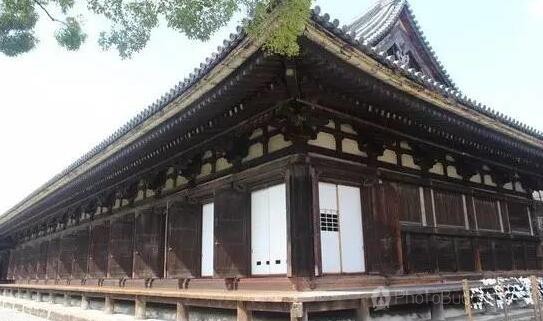 壮观的日本寺院建筑