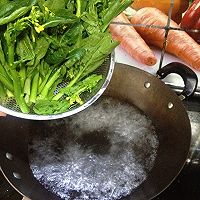 素食之— —白灼菜花