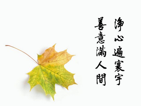 从容面对人生，珍惜每时每刻
