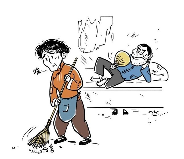 【漫画】念佛卖苦，端坐往生