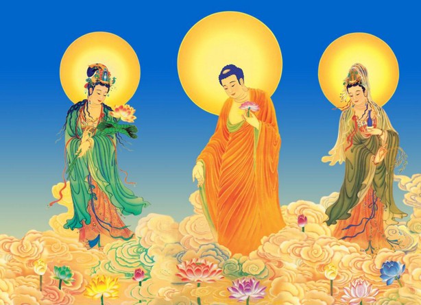西方三圣的形象