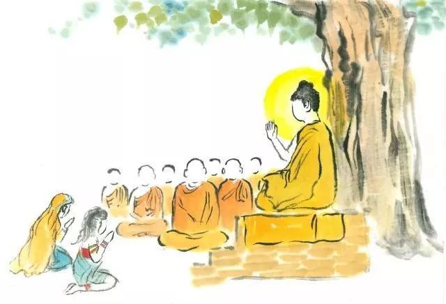 皈依三宝，如苦海茫茫中有了舟航