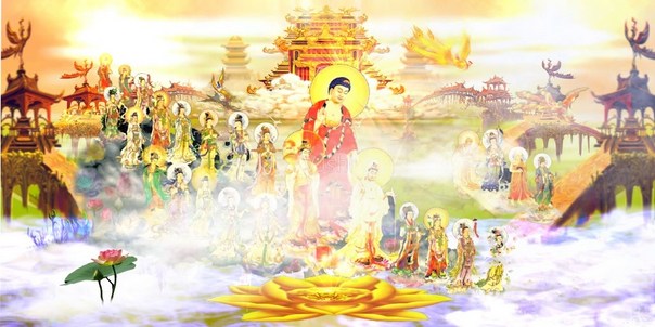 弥陀即是毗卢师，极乐即是华藏界