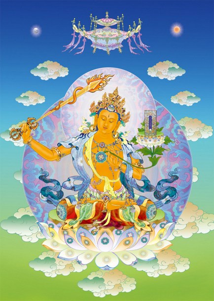 文殊菩萨为什么要高举宝剑