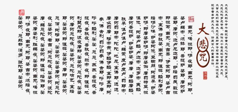 大悲咒(注音完整版)及解释 