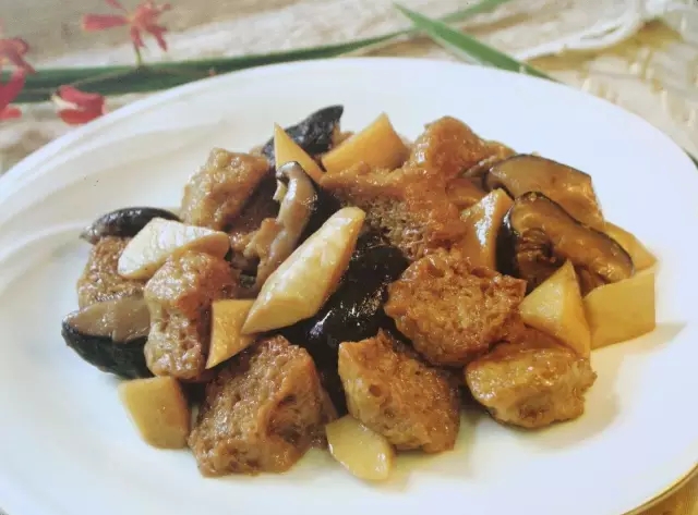 红烧烤麸【法界食谱】