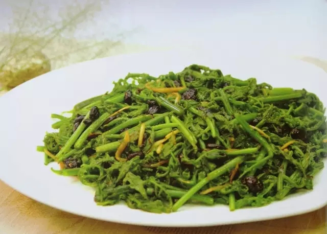 蕨卷豆豉【法界食谱】（轻松拈来）