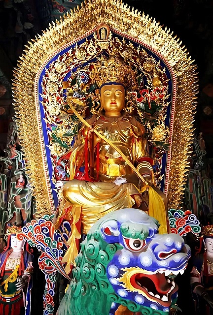 农历腊月二十二 今恭迎文殊菩萨成道日！祈愿众生智慧增长，诸事吉祥！
