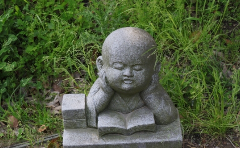 没有佛像可以诵经吗？ 