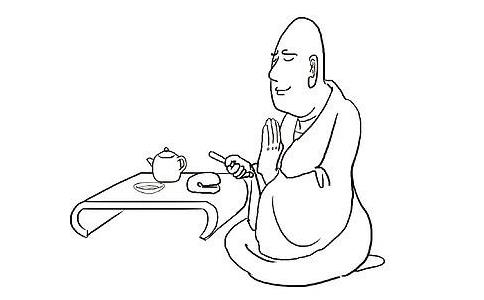 师父气定神闲 侍者如梦初醒