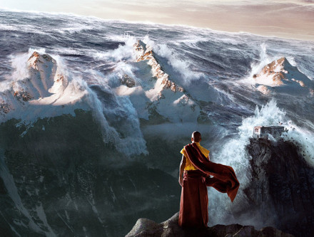 「吾人所受各种灾难，皆由过去诸多恶业所招，以致现在感受苦果。故知此种恶果，即是过去恶因之所造成。欲免苦果须去苦因，过去已种之苦因，念佛忏悔乃能消除。现在若不再种苦因，将来即可免受苦果。何谓苦因？贪嗔痴三毒是也。何谓善因？济人利物是也！」辑录《印光法师文钞》·护国息灾法语