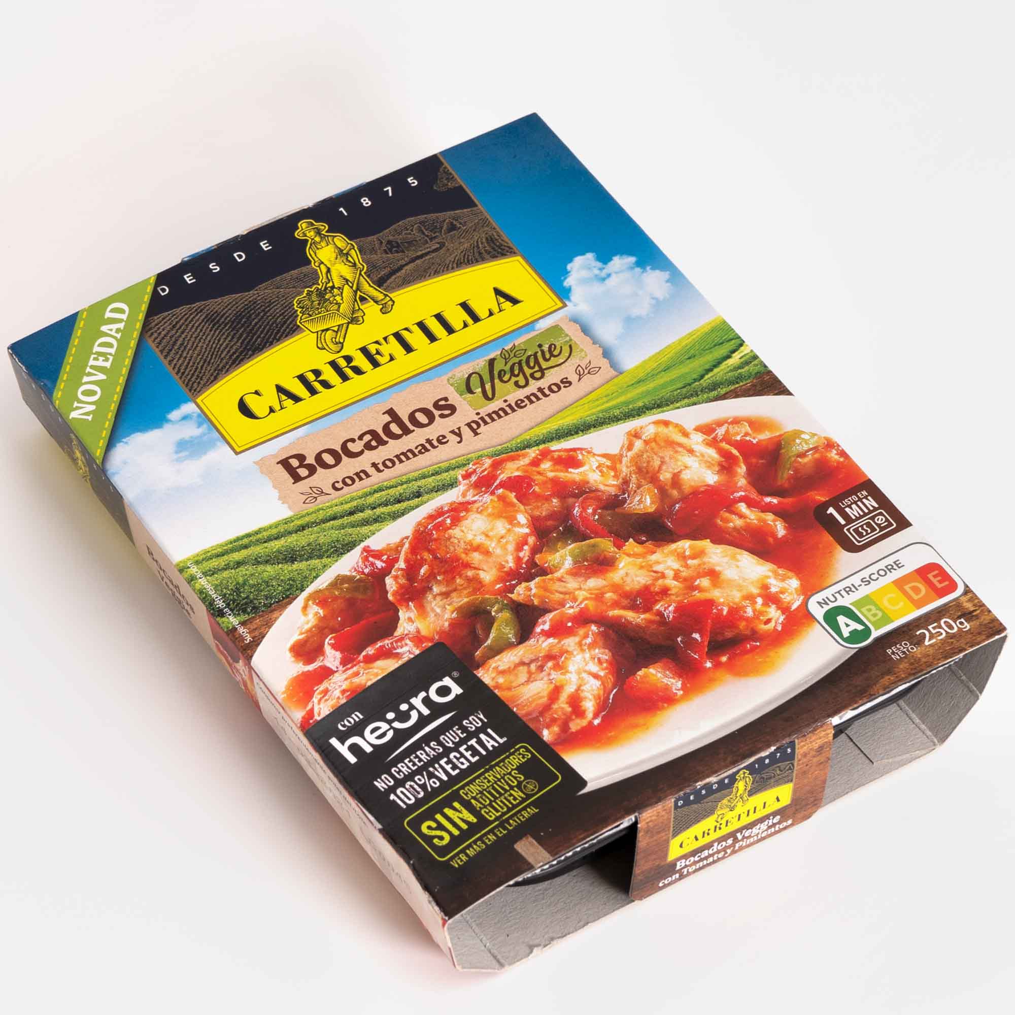 方便速食品牌Carretilla锐意实行植物性创新，采用Heura植物肉开拓全新美味素食