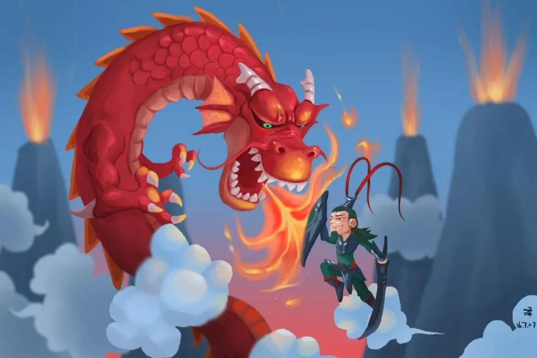 佛经故事：斗法恶龙