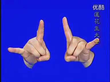 手印示范：莲花生大士手印