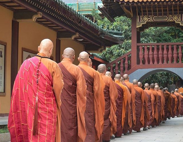 你皈依佛门了，人家看看我们佛弟子是什么样子