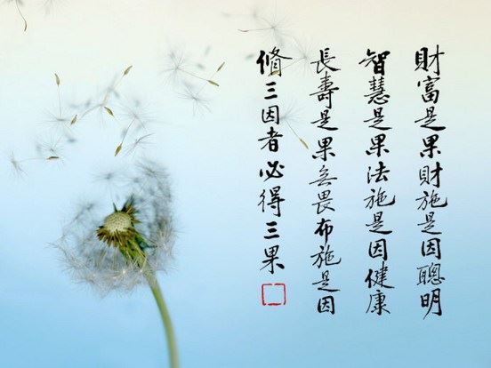 精勤努力才能获得无上财富