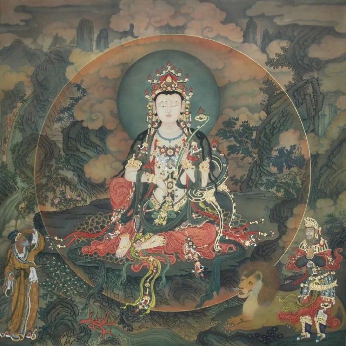 【菩提一叶】文殊菩萨出生时的十种神奇的瑞相
