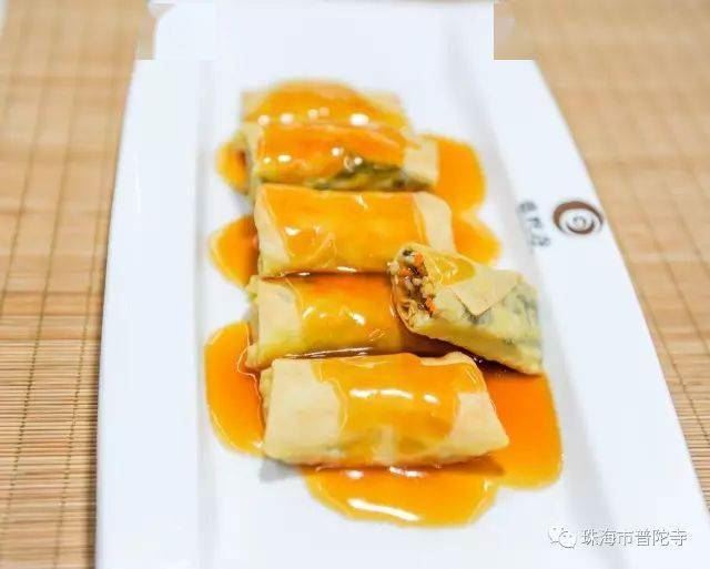 素食菜谱|罗汉豆皮卷，不可错过的待客美食