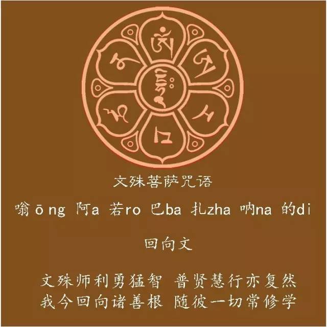 佛咒知识：文殊菩萨心咒仪轨