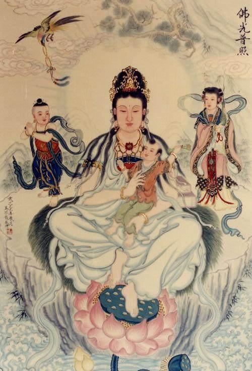 观音菩萨送的孩子不寻常，竟然笑着出生