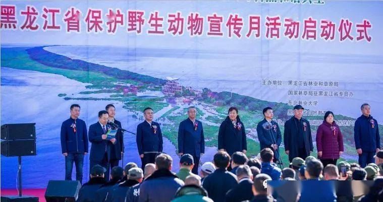野保资讯|兴凯湖志愿者参加黑龙江省保护野生动物宣传月活动