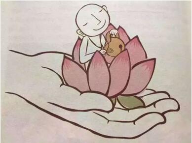 常念佛者 顶现圆光 身现佛相