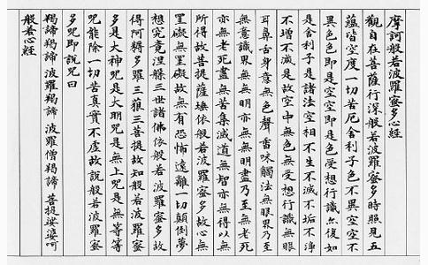 于诸经中 《心经》最为第一