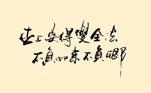 世间安得双全法，不负如来不负卿