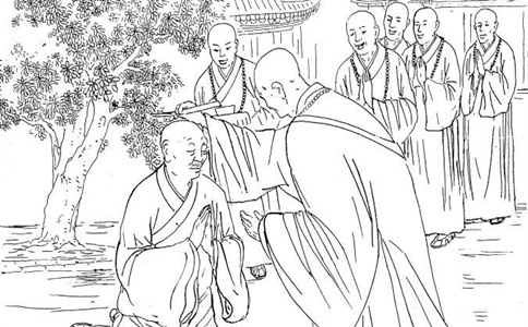 徒弟给自己的师父剃度？印宗法师给六祖大师剃度