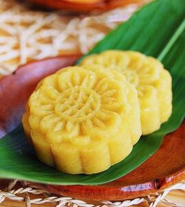 中秋素食月饼制作：绿豆糕月饼