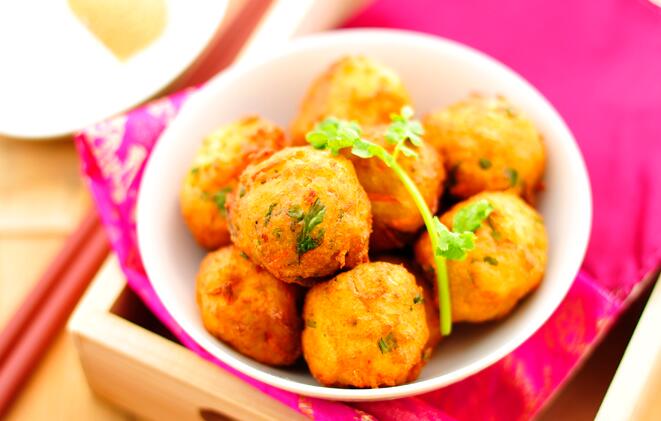 河北萝卜炸素丸子：没有炸货怎叫过年
