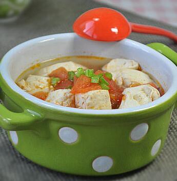 番茄豆腐汤，知足就是幸福