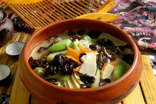 素食菜谱：罗汉上素